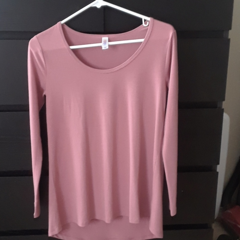 LulaRoe rosey mauve Lynnae xxs